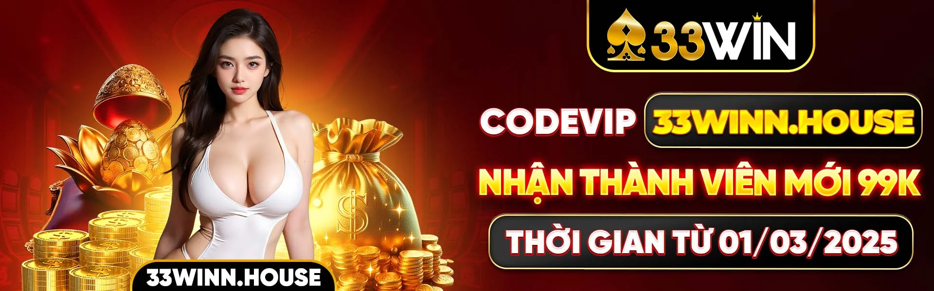 Nhập code 33winn.house tặng 99K